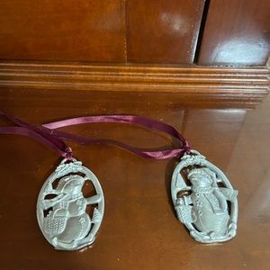 Longaberger Christmas ornaments, Snow Friends